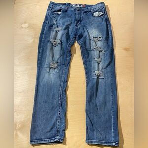 GS-115  Distressed Jeans Size 38 (AV)